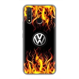 Чохол "Фольксваген" для Vivo Y19 (Вогняний Лого)