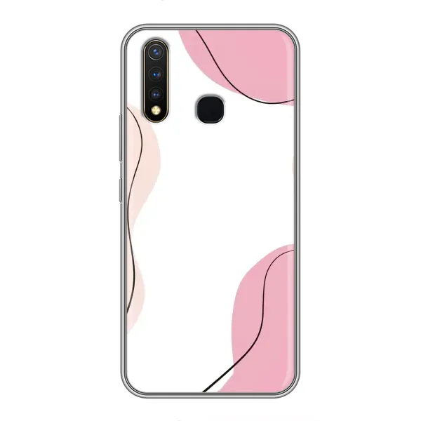 Чехол с рисунком «Розовый фон» для Vivo Y19 Чехол с рисунком «Розовый фон» для Vivo Y19