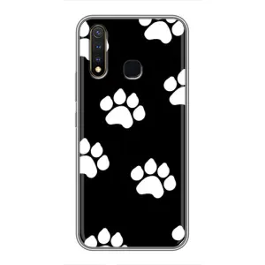 Бампер для Vivo Y19 з картинкою "Песики" (Сліди собак)