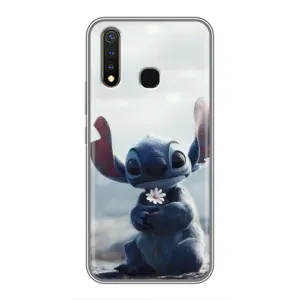 Чохол з малюнком Стіч для Vivo Y19 (Стіч з квіткою)