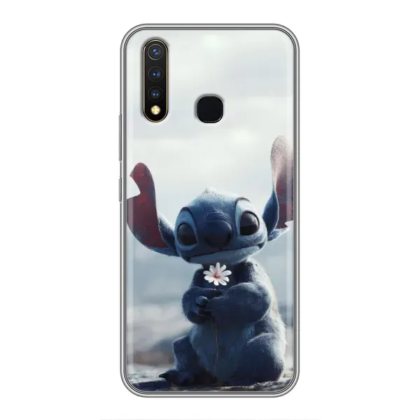 Чехол с рисунком «Стич с цветочком» для Vivo Y19 Чехол с рисунком «Стич с цветочком» для Vivo Y19