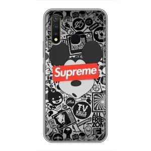 Чехол с Брендами одежды на Виво У19 (Supreme Маус)