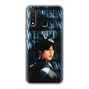 Чохол з картинкою Венсдей на Vivo Y19 (Вендсдей з ушками)