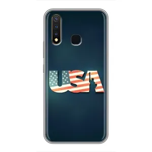 Чохол Прапор USA для Vivo Y19 (USA)