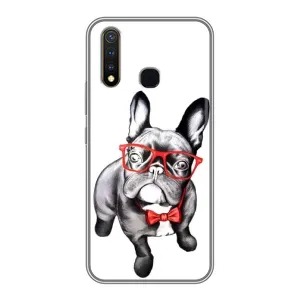 Бампер для Vivo Y19 з картинкою "Песики" (В окулярах)