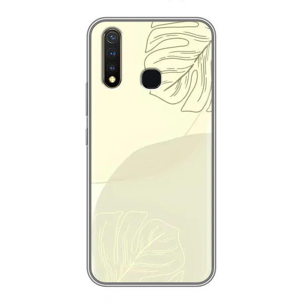 Чехол с рисунком «Зелёный фон» для Vivo Y19 Чехол с рисунком «Зелёный фон» для Vivo Y19