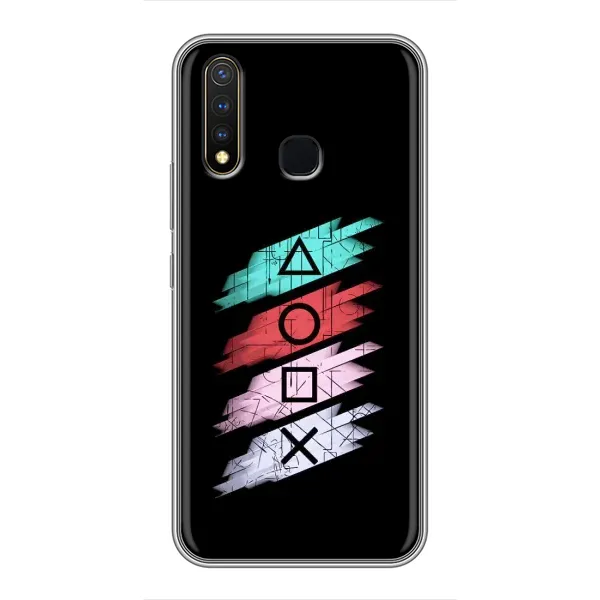 Чехол с рисунком «Значки Sony» для Vivo Y19 Чехол с рисунком «Значки Sony» для Vivo Y19