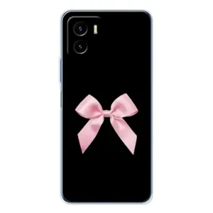 Чехол банты для Vivo Y19s Pro (Бант на черном)