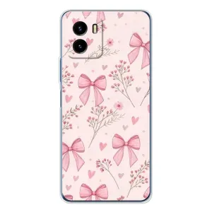 Чехол банты для Vivo Y19s Pro (Банты с цветами)