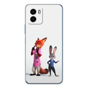 Силиконовый чехол с принтом Зоотрополіс для Vivo Y19s Pro (Джуди и Ник)