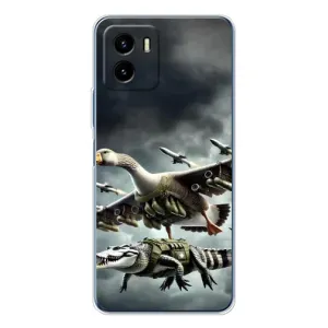 Чохол з мемами траралело тралала для Vivo Y19s Pro (Гусіні і крокоділо)