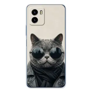 Чохол на тематику: Коти для Vivo Y19s Pro (Модний кіт)
