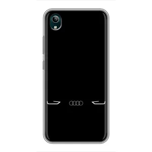 Силиконовый бампер с картинкой машины на ViVO Y1s (Силует Audi)