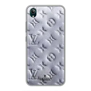 Текстурный Чехол Louis Vuitton для Виво Y1s (Белый ЛВ)