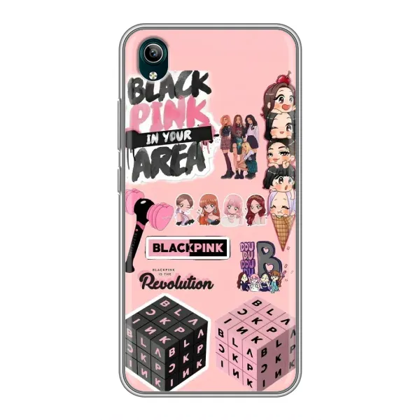Чехол с рисунком «BLACK PINK коллаж» для Vivo Y1s Чехол с рисунком «BLACK PINK коллаж» для Vivo Y1s
