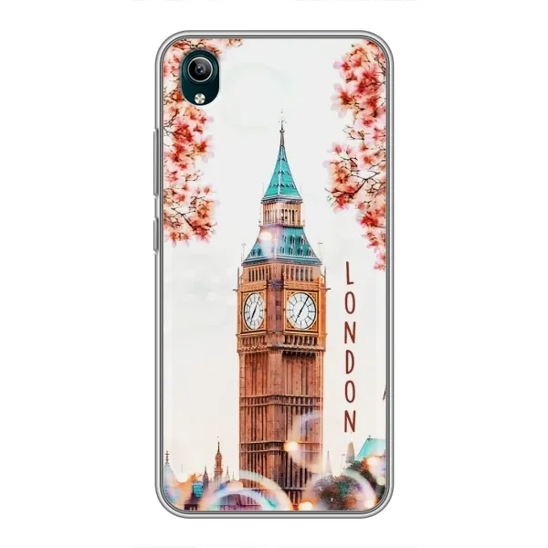 Чехол с рисунком «Часы Лондон» для Vivo Y1s Чехол с рисунком «Часы Лондон» для Vivo Y1s