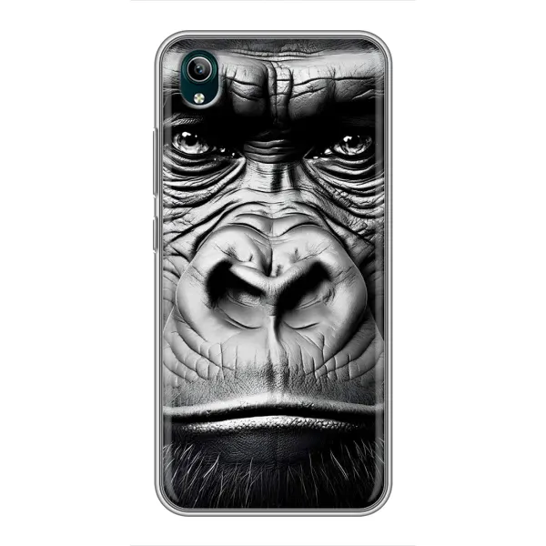 Чехол с рисунком «Черная обезьяна» для Vivo Y1s Чехол с рисунком «Черная обезьяна» для Vivo Y1s