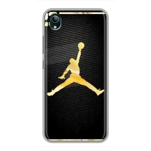 Силиконовый Чехол Nike Air Jordan на Виво Y1s (Джордан 23)