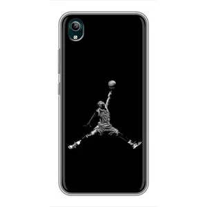 Силиконовый Чехол Nike Air Jordan на Виво Y1s (Джордан)