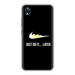 Силиконовый Чехол на ViVO Y1s с картинкой Nike (Later)