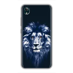 Чохол з картинкою на ViVO Y1s (Лев – синій)