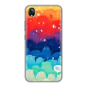 Силіконовий чохол з котиком для ViVO Y1s (Mew)