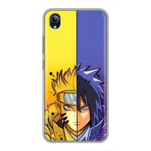 Купить Чехлы на телефон с принтом Anime для ViVO Y1s (Naruto Vs Sasuke)