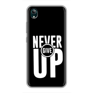 Силиконовый Чехол на ViVO Y1s с картинкой Nike (Never Give UP)