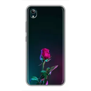 Чохли з принтом Троянд для ViVO Y1s (Нічна троянда)