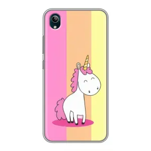 Чехол Unicorn на ViVO Y1s (Радужный Единорог)