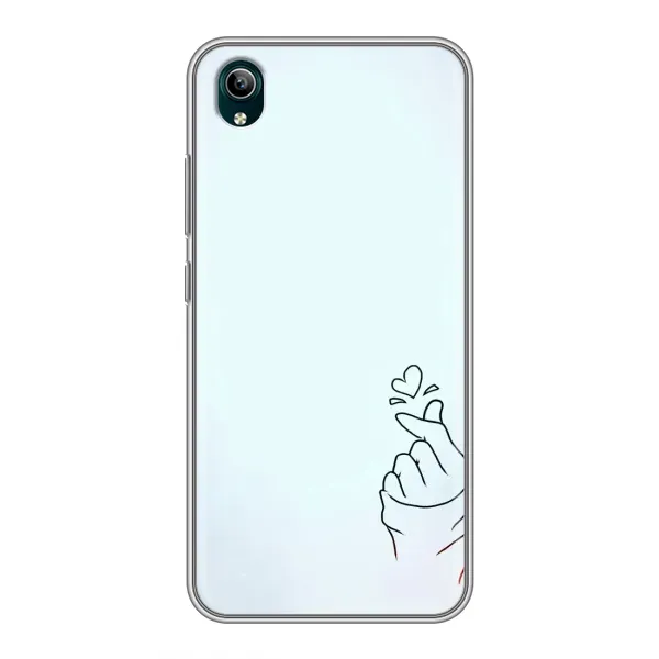 Чехол с рисунком «Сердце на голубом» для Vivo Y1s Чехол с рисунком «Сердце на голубом» для Vivo Y1s