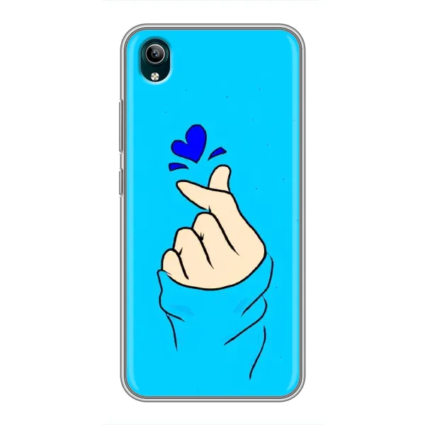 Чехол с рисунком «Сердце на синем» для Vivo Y1s Чехол с рисунком «Сердце на синем» для Vivo Y1s