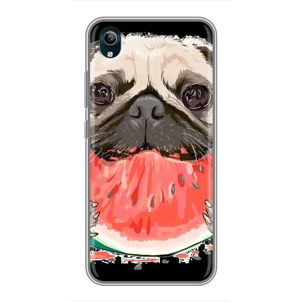 Чехол с рисунком «Смешной Мопс» для Vivo Y1s Чехол с рисунком «Смешной Мопс» для Vivo Y1s