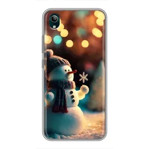Чехлы на Новый Год ViVO Y1s (Снеговик праздничный)