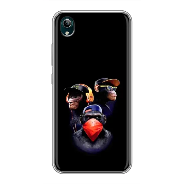 Чехол с рисунком «Три обезьяны» для Vivo Y1s Чехол с рисунком «Три обезьяны» для Vivo Y1s
