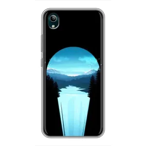 Літній Чохол на ViVO Y1s (Синій Водоспад)