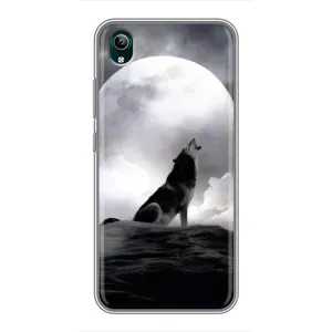 Чохол з Вовком на ViVO Y1s (Вовк і місяць)