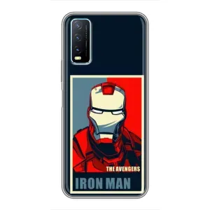 Чехол Супергерой Железный человек на ViVO Y20 (Art Iron man)