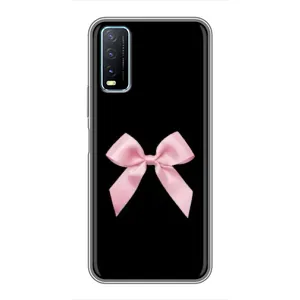 Чехол банты для ViVO Y20 (Бант на черном)