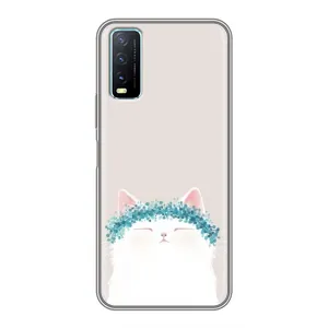 Чохол на тематику: Коти для Vivo Y20 (Білий котик)
