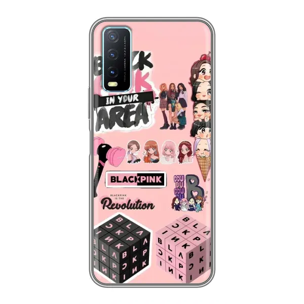 Чехол с рисунком «BLACK PINK коллаж» для Vivo Y20 Чехол с рисунком «BLACK PINK коллаж» для Vivo Y20