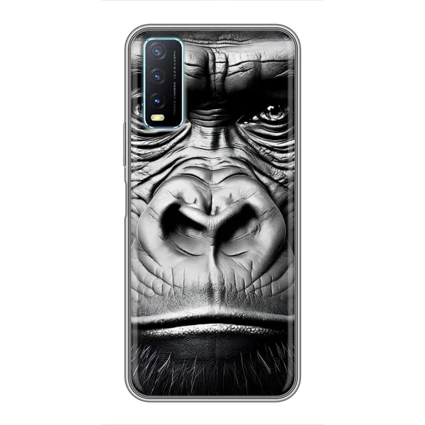 Чехол с рисунком «Черная обезьяна» для Vivo Y20 Чехол с рисунком «Черная обезьяна» для Vivo Y20