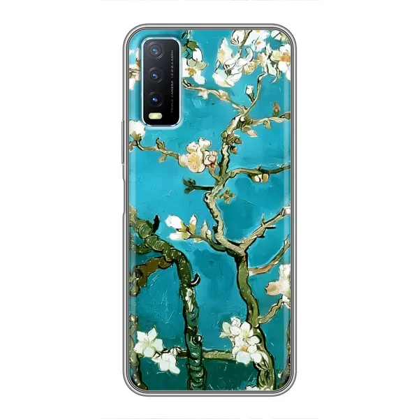 Чехол с рисунком «Цветение Сакуры» для Vivo Y20