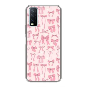 Чехол банты для ViVO Y20 (Фон бантики)