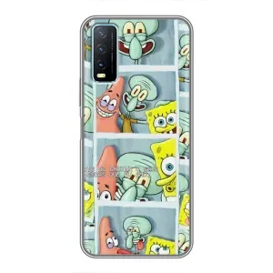 Силіконовий чохол Спанч Боб на Віво Y20 (Фото-БоБ)