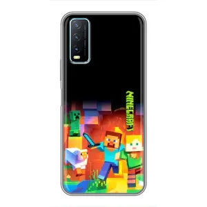 Чохли для ViVO Y20 (Персонажі МайнКрафт) (Герой Майнкрафт)