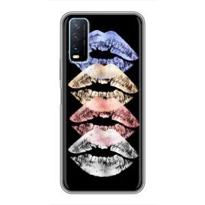 Чехол Стильные девушки на ViVO Y20 (Губы)