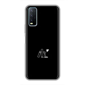 Чохол з картинками на чорному фоні для ViVO Y20 (Книжки)