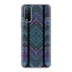 Силиконовый Чехол на ViVO Y20 (Крутой орнамент)