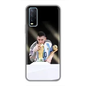 Чехлы Лео Месси Аргентина для ViVO Y20 (Кубок Мира)